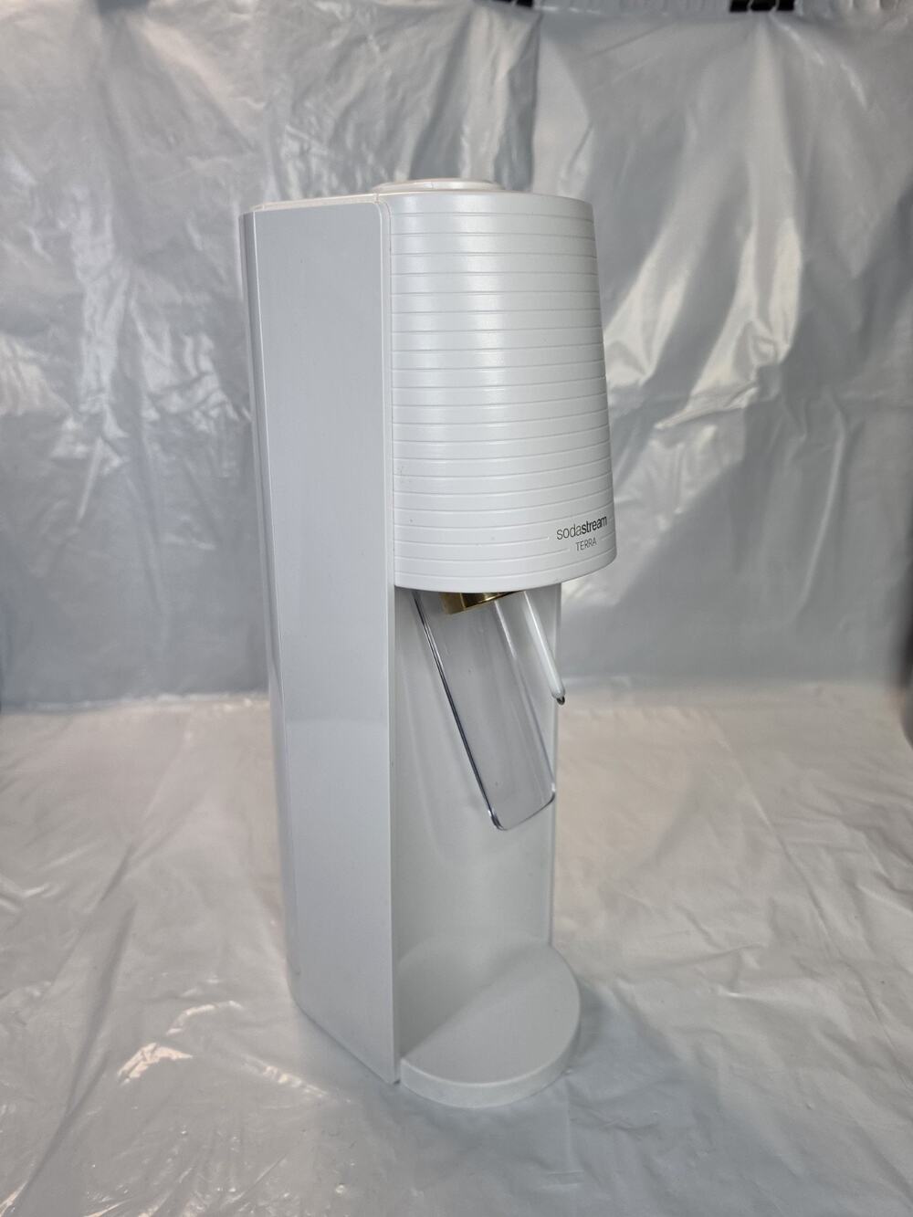 SodaStream Terra Sparkling Water Soda Fizz Maker White Clean Machine Only